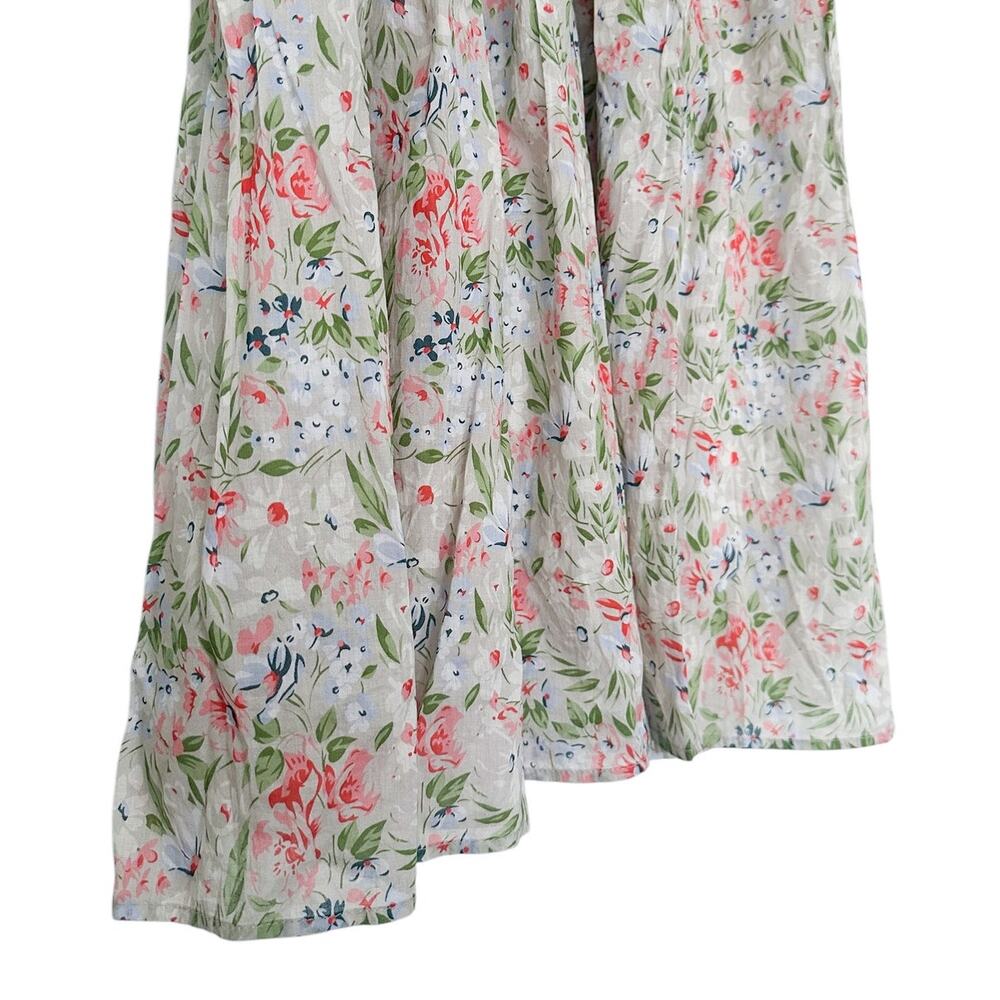 The Great Moonstone Ivory Floral Long Sleeve Boho Midi Dress Size 4 Cottagecore - Picture 8 of 11